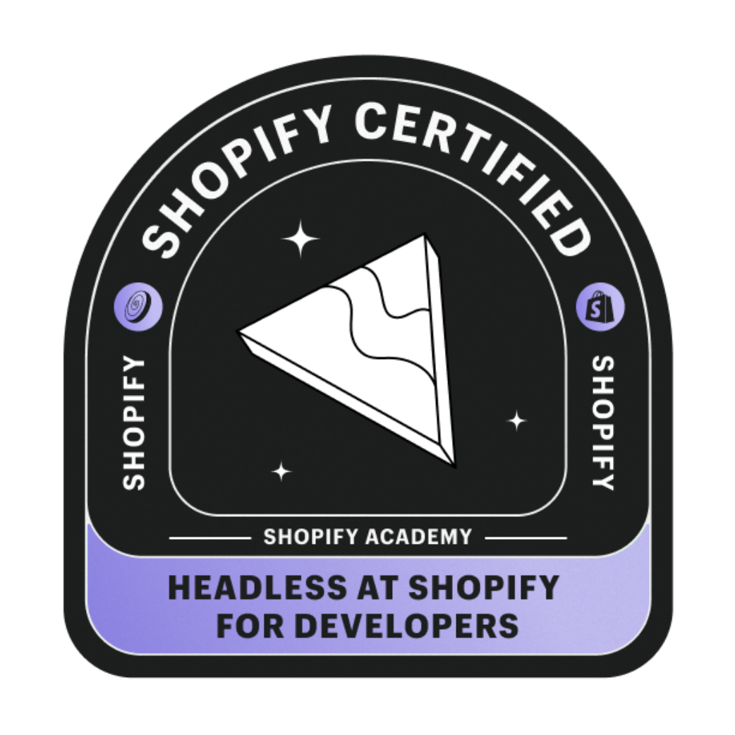 Headless at Shopify for Developers Certification