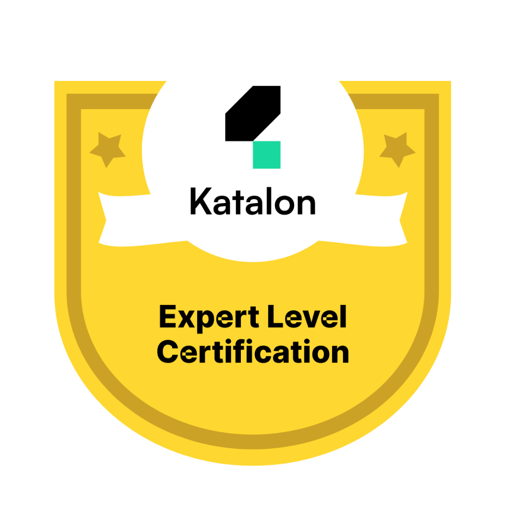 Katalon Expert Level Certification